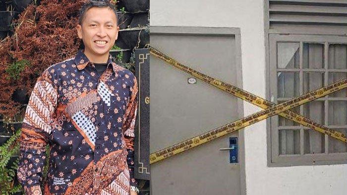 DIPLOMAT MUDA TEWAS - (kiri) Arya Daru, Diplomat muda yang ditemukan tewas dengan kepala terlilit lakban. (kanan) Suasana kamar kos yang jadi TKP.