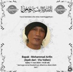 Ayah Via Vallen Meninggal Dunia