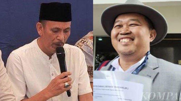 LAYAK DILINDUNGI LPSK - Kades Kohod, Arsin mengklaim sebagai korban kasus pagar Laut Tangerang saat jumpa pers di Tangerang, Jumat (14/2/2025). Boyamin menyebut Arsin layak dilindungi LPSK.