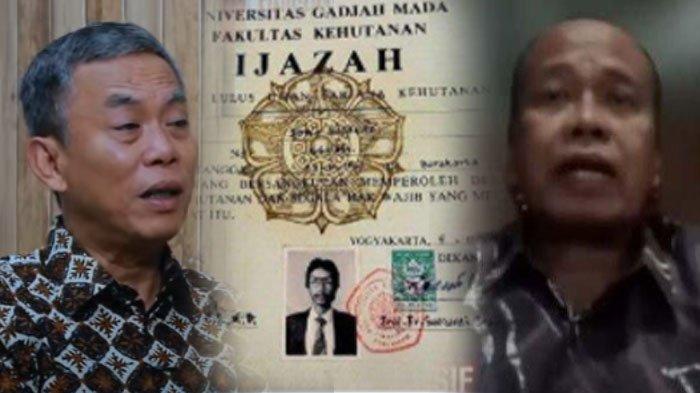 BANTAH - Politisi PDIP sekaligus mantan Ketua DPRD DKI Jakarta Prasetyo Edi Marsudi (kiri) membantah pernyataan Beathor Suryadi yang menyebut ijazah Jokowi dicetak ulang di Pasar Pramuka.