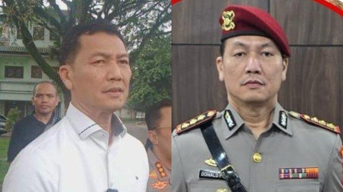Kolase foto Donald Simanjuntak Eks Perwira Polda Metro Jaya Sebelum Dipecat Gegara Peras WNA. Segini besaran gajinya.