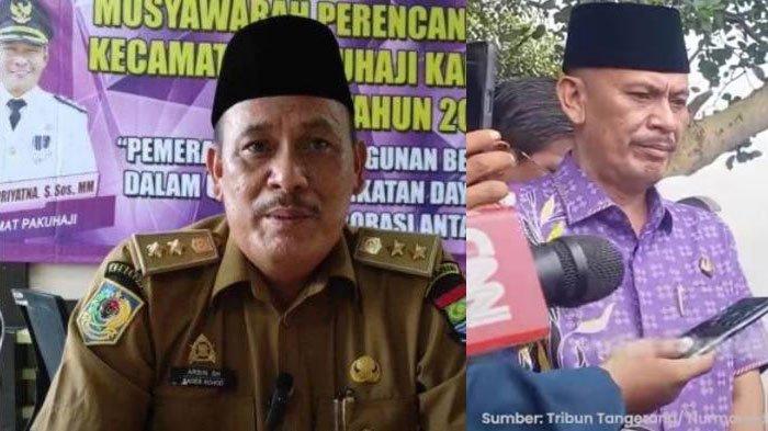 KABAR KADES KOHOD - (kanan) Tangkap layar Kades Kohod, Arsin, saat ikut meninjau pagar laut Tangerang, Jumat (24/1/2025). Muhammadiyah kini mendesak Bareskrim menetapkan Kades Kohod jadi tersangka.