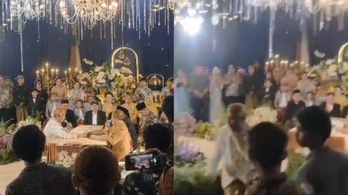 Momen Denny Caknan mengucapkan ijab kabul, lalu berjoget