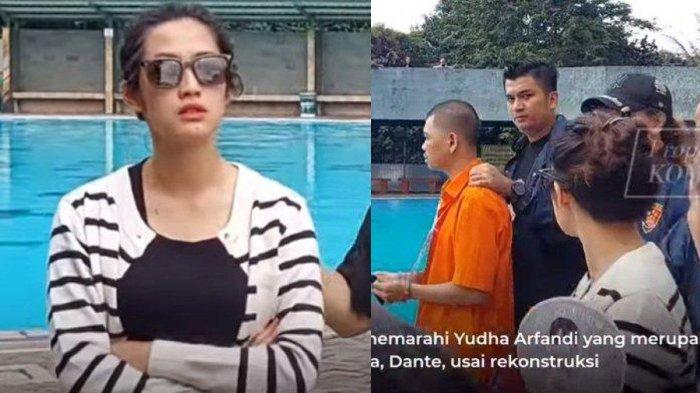 Tamara Tyasmaran da, Yudha Arfandi. Beginilah Gelagat Tamara Tyasmaran saat Rekonstruksi Kematian Dante, Dekati Yudha Arfandi dan Bisikkan Ini.