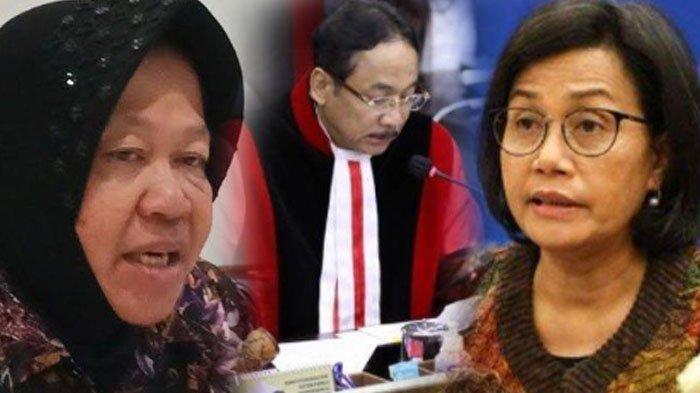 Hakim MK memanggil 4 menteri untuk memberikan keterangan di sidang sengketa pilpres. Dua di antaranya Sri Mulyani dan Tri Rismaharini.