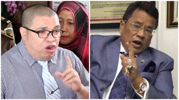 Razman Nasution dan Hotman Paris. Hotman Paris Vs Razman Nasution di Kasus Vina Cirebon, Malah Heboh Saling Sindir.