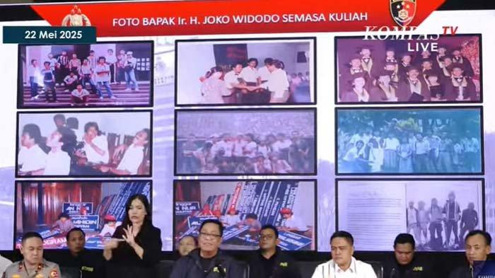 IJAZAH JOKOWI ASLI - Dirtipidum Bareskrim Polri, Brigjen Djuhandhani Rahardjo Puro saat membeber hasil uji forensik ijazah Jokowi. Polri memastikan ijazah dan skripsi Jokowi asli atau identik dengan data pembanding.