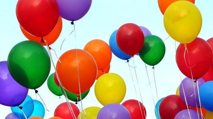 Ilustrasi balon helium