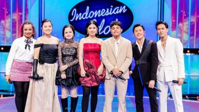 SPEKTAKULER SHOW 8 - 7 kontestan Indonesian Idol 2025 yang tampil di Spektakuler Show 8, Senin (17/3/2025)