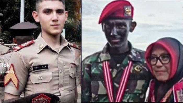 Enzo Allie sata taruna (kiri) dan saat jadi lulusan terbaik Kopassus (kanan). Ingat Enzo Allie Keturunan Prancis yang Viral Jadi Perwira TNI? Kini Jadi Lulusan Terbaik Kopassus.