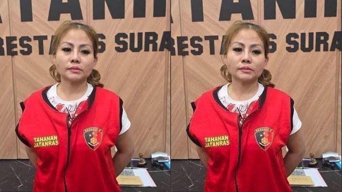 LAPORAN DIANA - Kolase foto Jan Hwa Diana setelah jadi tersangka. Sok-sokan Laporkan Pemkot Surabaya ke Ombudsman, Begini Nasib Laporannya.