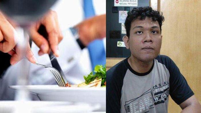 Andry Pramana (kanan) Karyawan Resto yang Dipecat Setelah Makan Nasi Sisa untuk Sahur. Simak kisah lengkapnya.