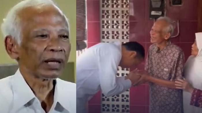 DISOROT - Kasmudjo, dosen pembimbing akademik Jokowi saat dikunjungi di rumahnya pada Selasa (13/5/2025). Kasmudjo menjadi sorotan setelah digugat seorang advokat imbas polemik ijazah Jokowi di PN Sleman.