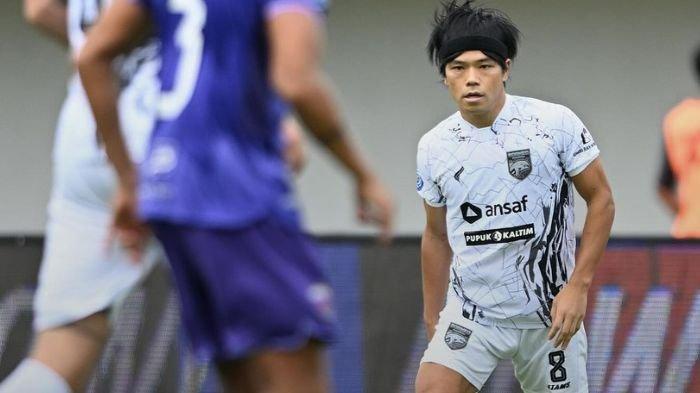 Kei Hirose, gelandang asing asal Jepang saat memperkuat Borneo FC di Liga 1 2023/2024