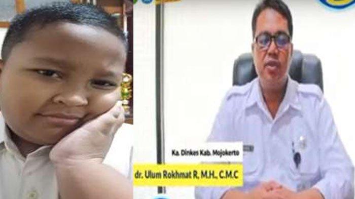 Kepala Dinas Kesehatan Kabupaten Mojokerto, dr. Ulum Rohmat R, M.H., C.M.C saat diwawancara tim dokcil SDN Kranggan 1 Kota Mojokerto.