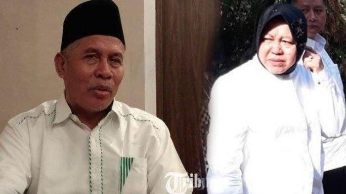 Marzuki Mustamar dan Risma. Khofifah Bakal Hadapi Duet Marzuki Mustamar-Risma di Pilgub Jatim, Begini Respon PKB dan Demokrat.