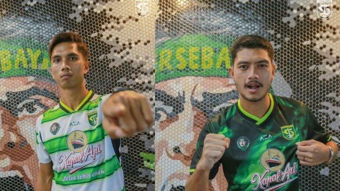 Kolase foto Rizky Dwi Pangestu dan Randy Hanson May. Dua Pemain Trial yang resmi direkrut Persebaya Surabaya