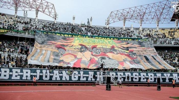 Koreo Bonek di laga Persebaya Surabaya vs Persija Jakarta