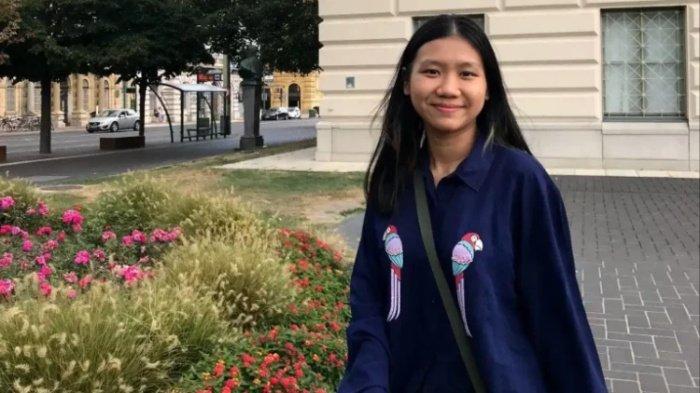 Leony Sutanto Halim, mahasiswi Universitas Airlangga yang berkuliah di Hungaria (Laman Unair)