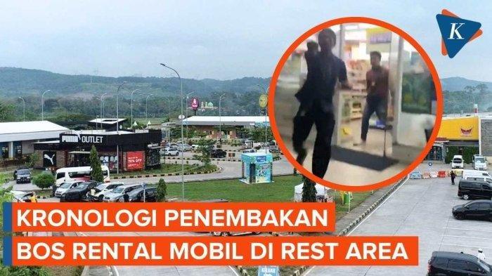 Lokasi penembakan bos rental mobil