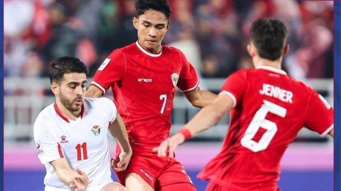 Marselino Ferdinan saat tampil di laga Timnas Indonesia U23 vs Yordania di Piala Asia U23 2024
