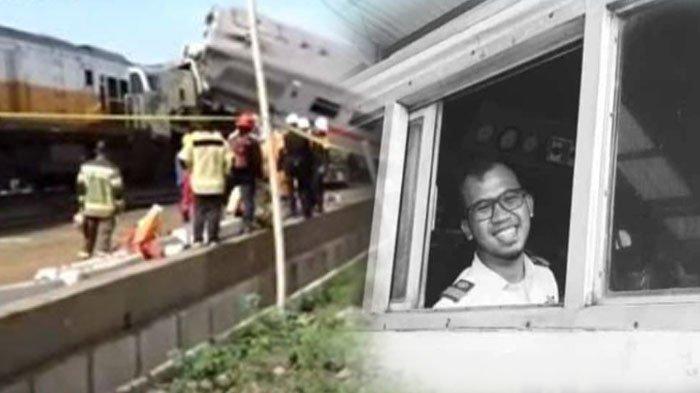 Masinis KA Bandung Raya Julian Dwi Setiono yang menjadi korban meninggal tabrakan dengan KA Turangga.