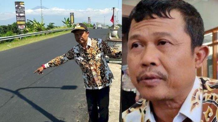 Suroto menunjukkan lokasi menemukan Vina Cirebon 8 tahun silam
