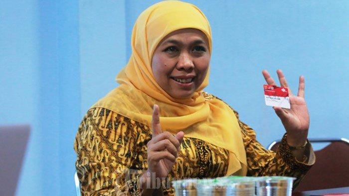 Khofifah Indar Parawansa. PDIP Siapkan 4 Tokoh Kuat Jelang Pendaftaran Pilgub Jatim 2024 Dibuka, Siapa Lawan Khofifah?