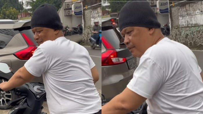 Pria ngaku polisi tak terima ditegur karena merkok di jalan. Sempat nekat menantan adu jotos meski salah.