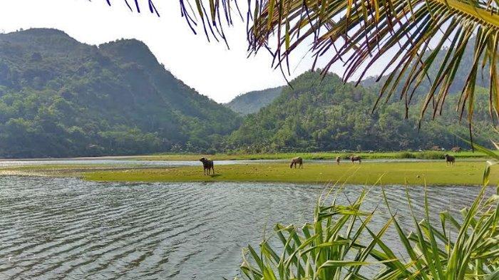 Pantai Kebo, di Desa Ngulungwetan, Kecamatan Munjungan, Trenggalek jadi rekomendasi destinasi wisata libur Natal dan Tahun Baru 2024.