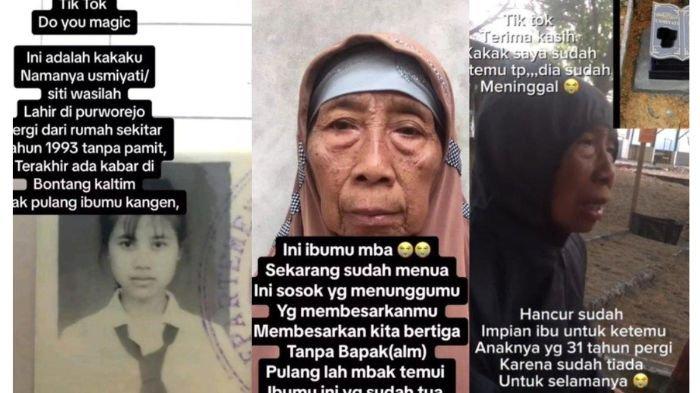 Kisah emak-emak mencari anaknya yang 31 tahun menghilang