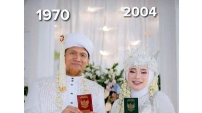 Pernikahan Pebriyanti dan Nurhadi (TikTok/@bybyhhy)