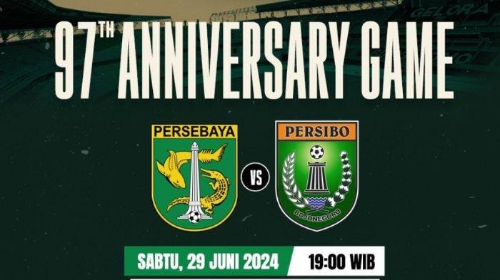 Persebaya Surabaya vs Persibo Bojonegoro di Anniversary Game ke-97