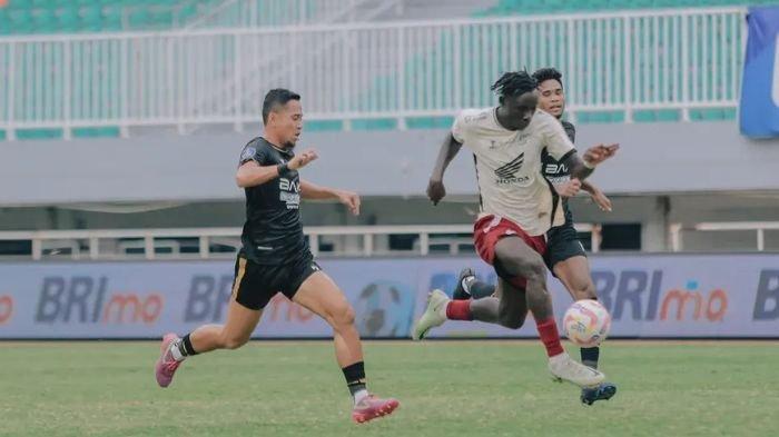 Pertandingan Dewa United vs PSM Makassar di Liga 1 Pekan ke-20