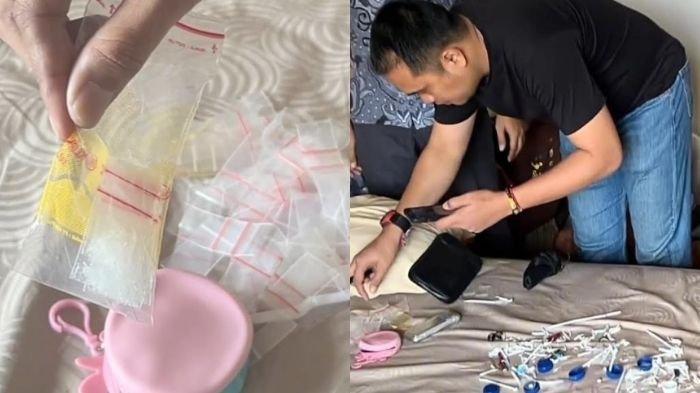 ORANG HILANG - Polsek Tegalsari Surabaya menemukan perempuan berinisial RAB (15) di sebuah hotel kawasan Tegalsari, Surabaya, pada Senin (16/6/2025) setelah sempat dilaporkan orangtuanya menghilang sejak 19 hari lalu, yakni Rabu (28/5/2025). Korban RAB ditemukan bersama temannya berjumlah 5 orang dewasa. Saai digeledah ditemukan enam poket plastik berisi sabu.
