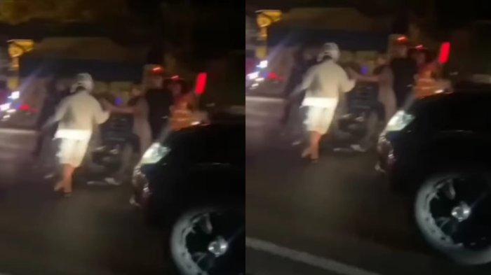 Pria di Lamongan Nekat Adang Bus Lawan Arah hingga Motornya Diseret, Kini 2 Sopir Dipanggil Polres