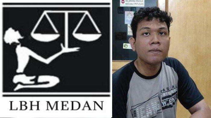 Andry Pramana (kanan), Karyawan Resto Dipecat Usai Makan Nasi Sisa untuk Sahur. Dibantu LBH Medan.