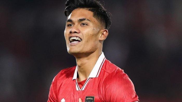 Ramadhan Sananta merayakan gol di laga Timnas Indonesia U23 vs Taiwan