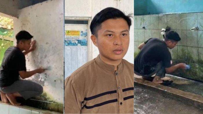 Cecep, penjual tahu gejrot viral yang sukarela bersihkan toilet masjid
