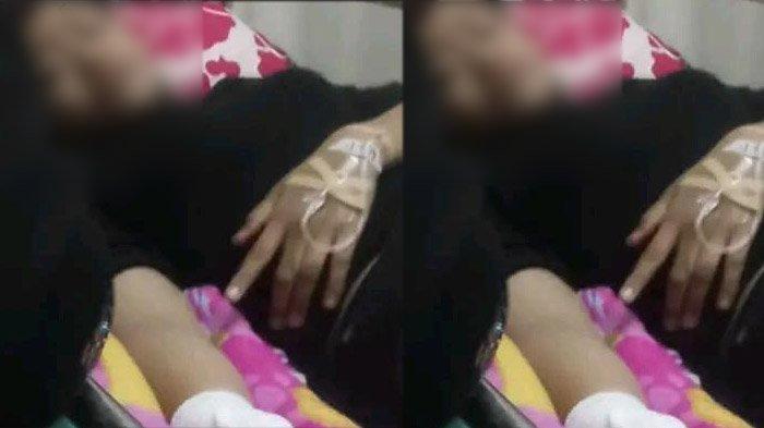 Remaja RA (14) asal Lamongan yang lengannya putus usai dibacok di Tuban, sedang dalam perawatan di RSUD dr Soetomo Surabaya.