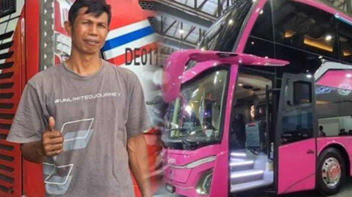 Satir, sopir bus yang viral membewa 30 penumpangnya makan di rumah mertua ternyata memberi dampak positif bagi PO Borlindo Mandiri Jaya.