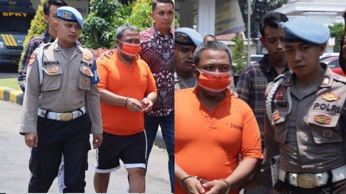 Kolase foto Khoiri, mertua yang bunuh menantunya yang hamil 7 bulan di Pasuruan