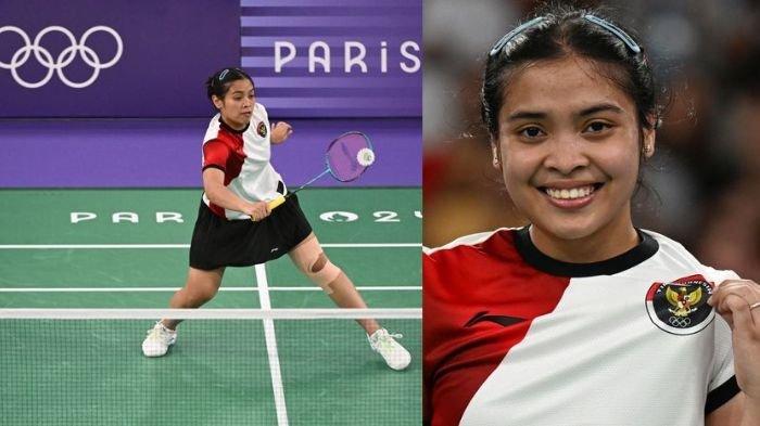 Gregoria Mariska Tunjung bertanding di Olimpiade Paris 2024