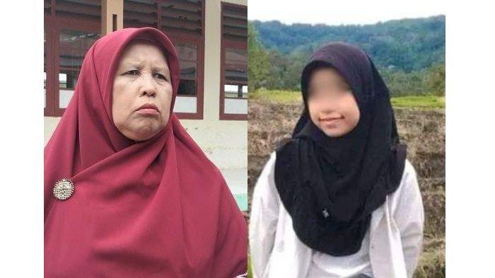 Guru Bahasa Indonesia, Yuslimar, yang menceritakan sosok Nia, gadis penjual gorengan yang tewas terkubur di Pariaman