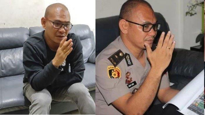 Kolase foto Ipda Rudy Soik yang Mendadak Dipecat Usai Bongkar Mafia BBM di Kupang.
