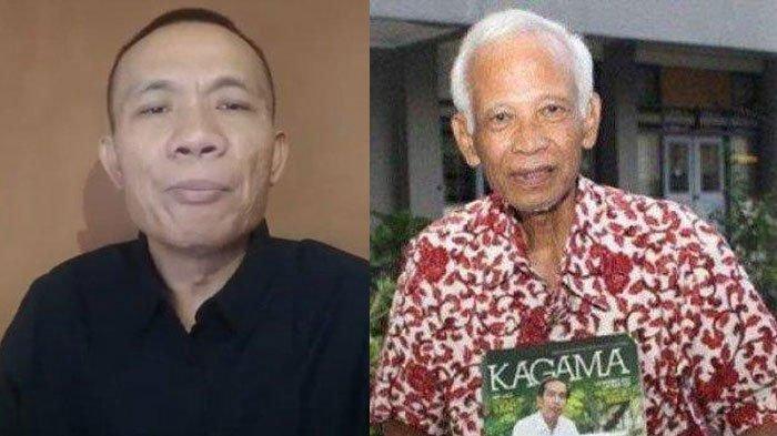 IJAZAH JOKOWI - Kolase foto Rismon Sianipar (kiri) dan Kasmudjo (kanan) dosen pembimbing akademik Jokowi.