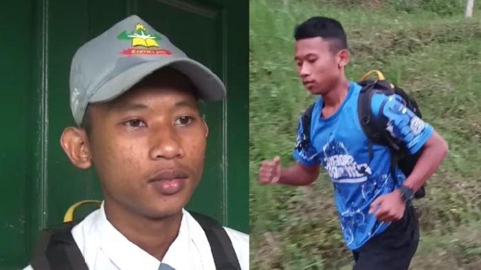 Alif, siswa SMA yatim piatu di Jember yang lari 5 Km ke sekolah setiap hari
