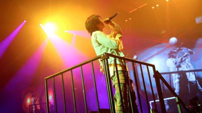 Suga BTS saat menggelar konser di Jakarta pada 26 hingga 28 Mei 2023 lalu.