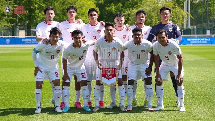 Susunan Pemain Timnas Indonesia U23 saat menghadapi Guinea di Playoff AFC-CAF