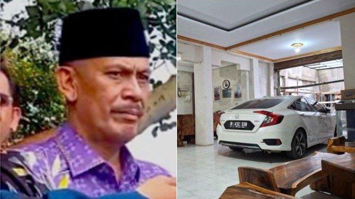 KEKAYAAN KADES KOHOD - Kolase foto Kades Kohod (kiri) dan Suasana dan Penampakan rumah mewah, Kepala Desa Kohod, Kecamatan Pakuhaji, Kabupaten Tangerang, Arsin, Selasa (28/1/2025) (kanan). Tabiat Kades Kohod pun diungkap warganya.